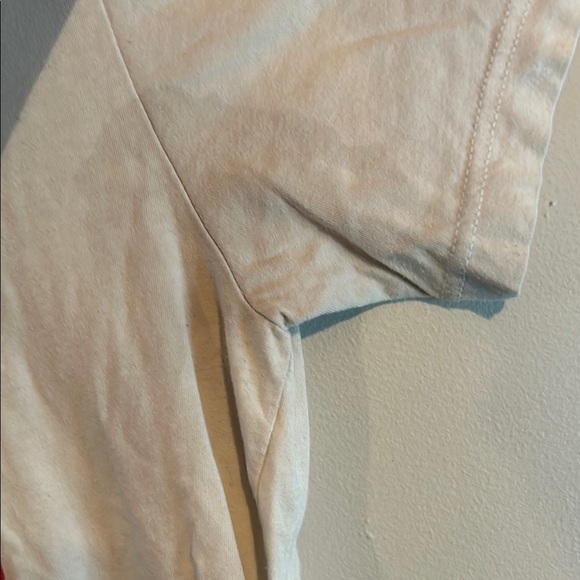 Bella Canvas White and Red Short Sleeve Tee - Picture 4 of 6